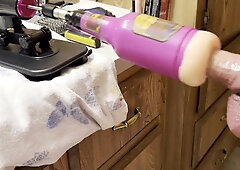 Fresh anal invasion stroker on pummel machine POINT OF VIEW pummel and phat jizz ejaculation completing!