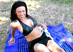 marvelous german Rasta Babe Outdoor vintage porno