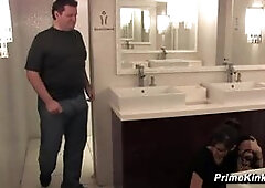 Public Bar Rope Blowjob Voyeur