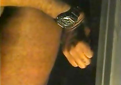 Black and white dudes at the glory hole