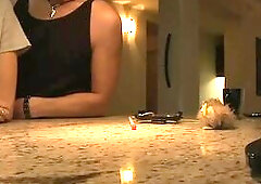 Sexually excited golden-haired teen makes her boyfriend screw her on camera coz that babe's feeling actually slutty for him, so this chab pounds 