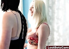 Bella Beauty and Sandra Enjoyable are facing off in a tantalizing game of Undress Darts. The rules are facile yet gripping: every losing round means o