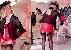 The domina in red leather