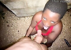 A walk on the beach turned into Black cutie sucking penis and filling her vagina with bbc nutt.