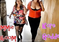 Anal Lesbos 2 mature massive titted dykes screw snatch and booty