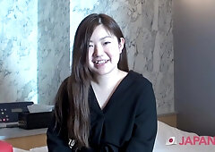 Freaky Japanese Wife Shows Us What Her Shaved Pussy Can Do