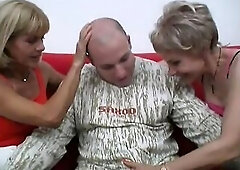 Pair bangs granny bi sexual skank whilst that babe sucks knob and eats vagina