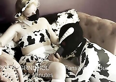 Futanari Hucow Worshiped by Minotaur Subordinate