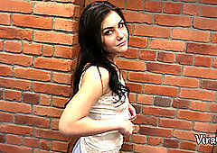 Very Beautiful 18yo Avrora Rich Perfect Sucks Penis and Get Sperm to Mouth