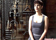 Bound in back arch position whipped