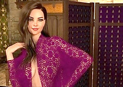 Teenager roleplay with a focus on big boobs and a nice ass