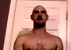 shaven boy gets a helping hand from a mature gay weirdo