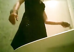 wedding biffy - ebony suit, blonde haired guest