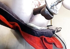 Vagina Stretched Up Close On BBC Bang Machine