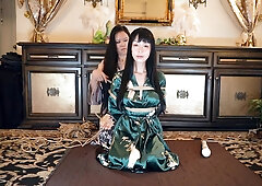 Dominatrix Mara Ties Marica Hase In Shibari Then Exposes Her