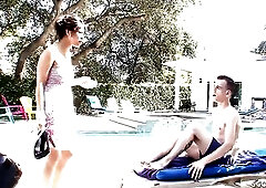 Latin Babe Aged tempt Youthful Man to Screw her when her BGF is away