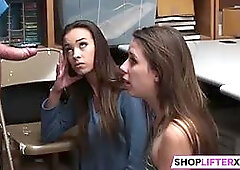 Lucky LP Officer Caught Two Shoplifters