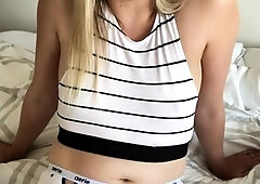 Amateur Blonde Teen Plays Solo with Toy Webcam Porn
