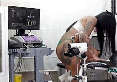 Amoral gynecologist has a hidden camera in his office to record himself having sex with his patient Mariana Martix