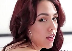 Latinas Selena Ivy and Isa Bella are having an erotic lesbo scene for the 1st time. Bella goes 1st licking and fingering Selena's bushy twat.