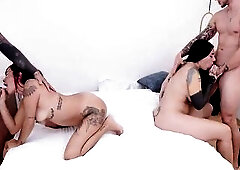 2 very lustful and hot maids end up banging their clients - ALLISON FASCINATING