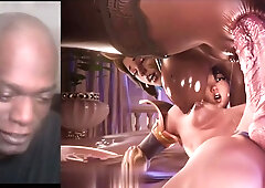 Anran VS Domin BUTT sex scene