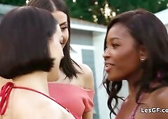 Photoshoot turns into a threesome