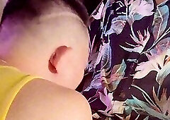 . .Twink tied up, gagged and having sex without a condom at a man's house