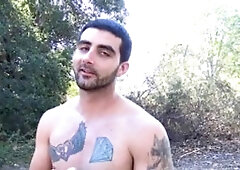 Str8 Chaser: Hairy throat fucking in hotel