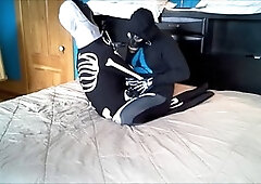 Gay cum, gasmask, dummy