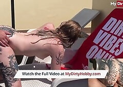 Emma Wolf is a horny cutie who fucks in the swimming pool