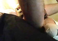 fat dildo depth trains slut's boy pussy