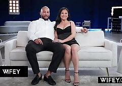 WIFEY Constricted Hotwife Kitana Collins Worships Massive BBC And Gets Railed, Her Spouse Films It!