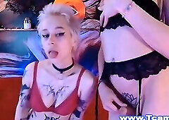 Tranny And Her Friend Get Wild Sex On Cam