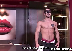 Sexy Carl debuts his perfect muscles and huge stiff dick on camera