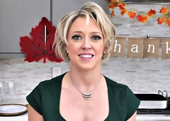 Filling Her Thanksgiving Pussy