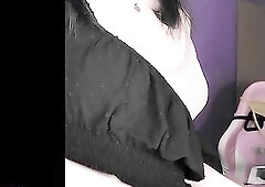 Cute T-girl DaniTheCutie encourages u as u one as well as the other explore her hot body