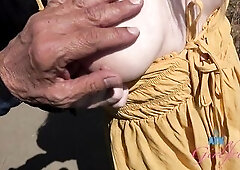 Blow job session and roadhead whilst on a journey with Riley Rose