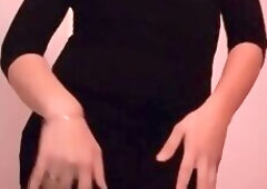 Crossdresser dancing and feeling sexy