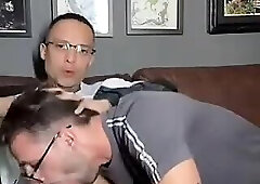 Brazilian Fag Fucked Bareback and Squirt