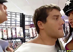 ginormous funbags in uniform - Lezley Zen Shyla Stylez Ramon