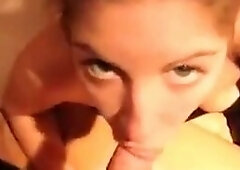 Svensk blond amatör suger hårddisk