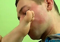 Teens worship feet and suck dicks