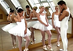 Dellai Eveline And Eveline Dellai In 3 Ballerinas Fuck Teacher