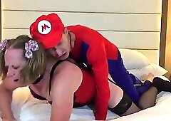 Mario Hops Into Sissy Pussy