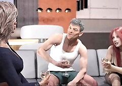 Cuckold couple enjoys erotic conversation while exploring anal adventures