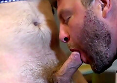 Cute twink cocksucked in the office