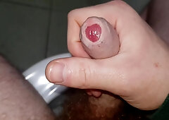 Naughty Kinky Straight Boy / In Public / Pissing And Jerking Off / Sweet Cock Uncut Cumshot