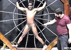 DaddysBondageBoys Kaden Roads Edges RT With Singletail whip And Deep Butt-plug Have fun