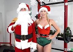 Kay Lovely - Workout With Santa